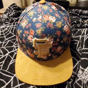 SF Giants Floral Baseball Hat